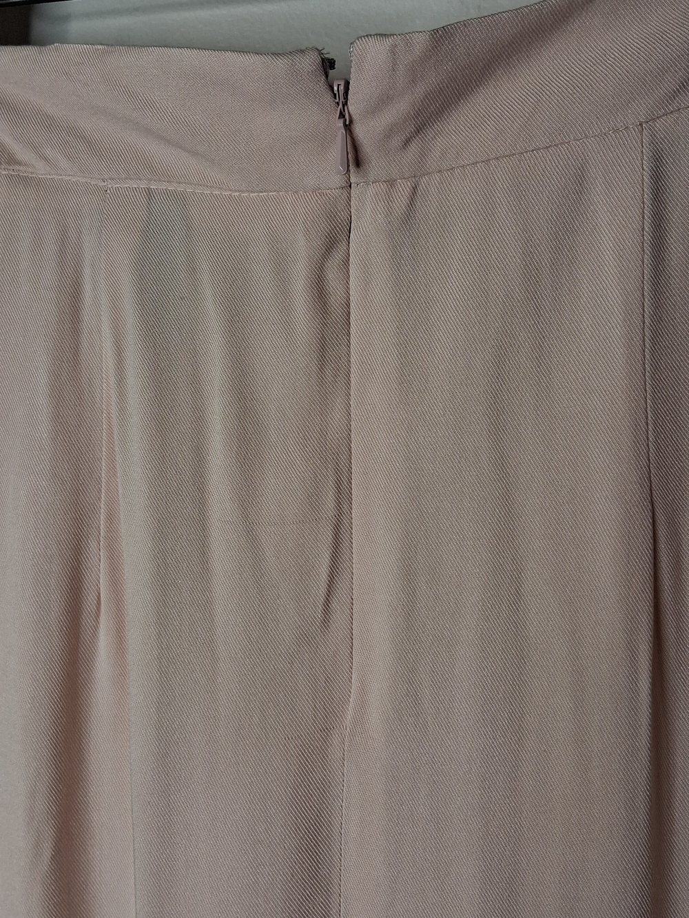 ASOS Blush Pink Ruched Draped Maxi Skirt NWT US 4 - Picture 5 of 8